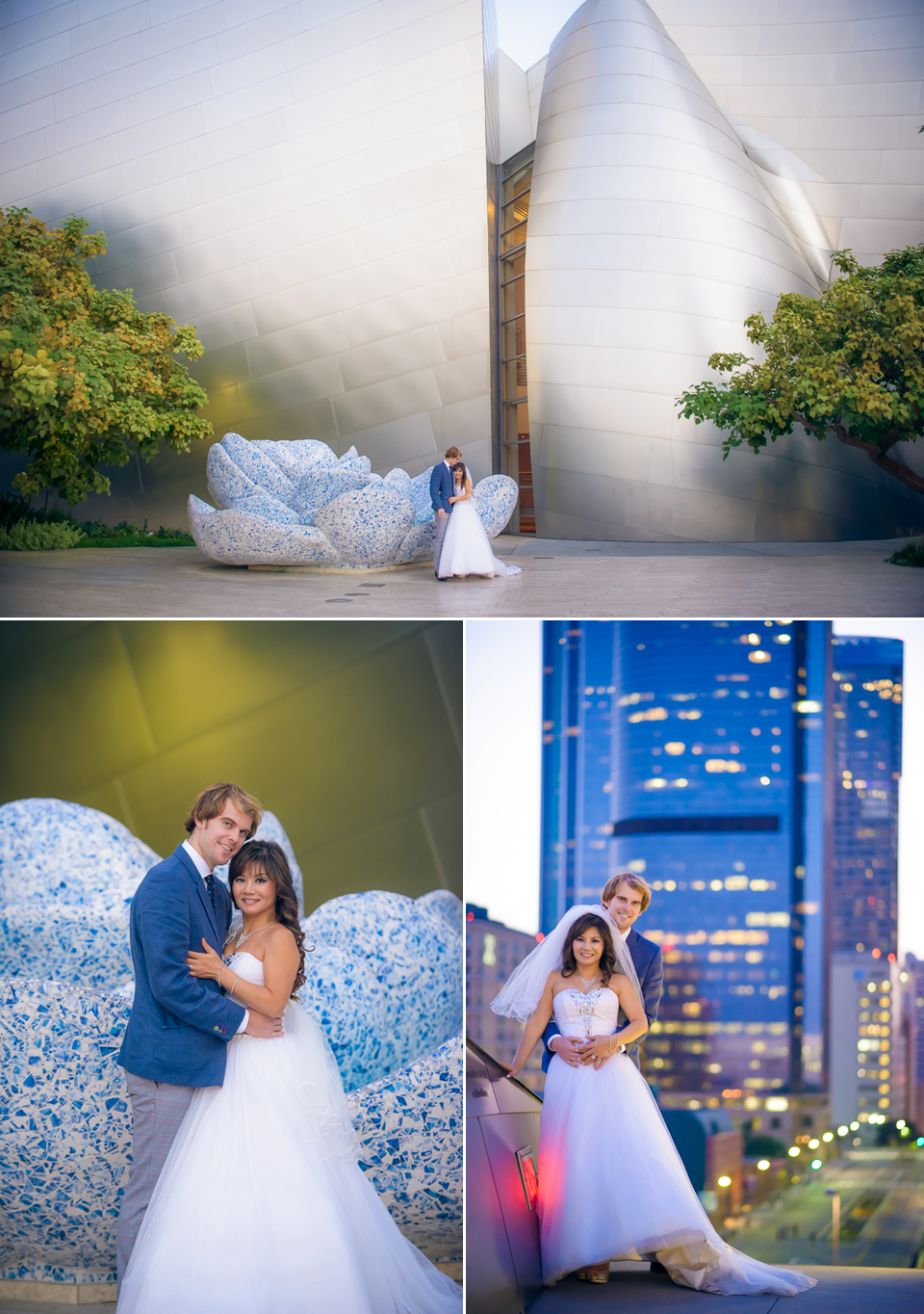 Walt Disney Concert Hall Bridal Shoot