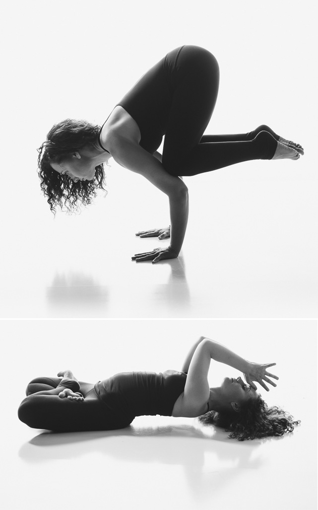 Yoga instructor photoshoot