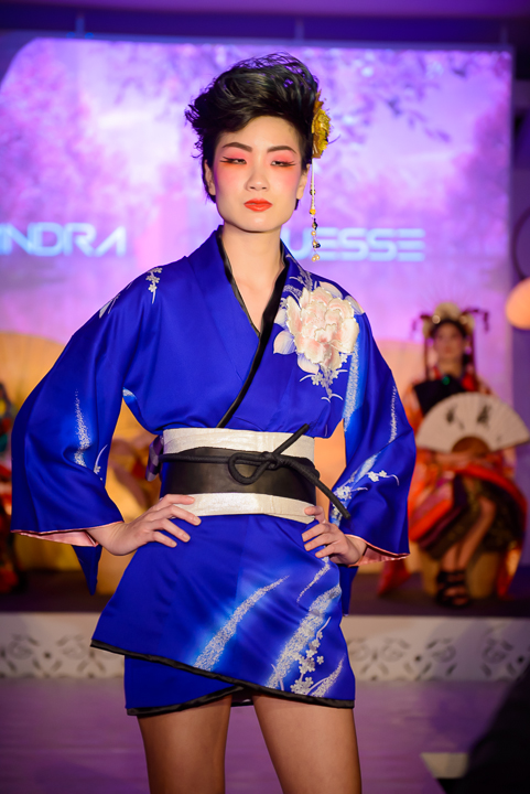 Model dressed as Geisha