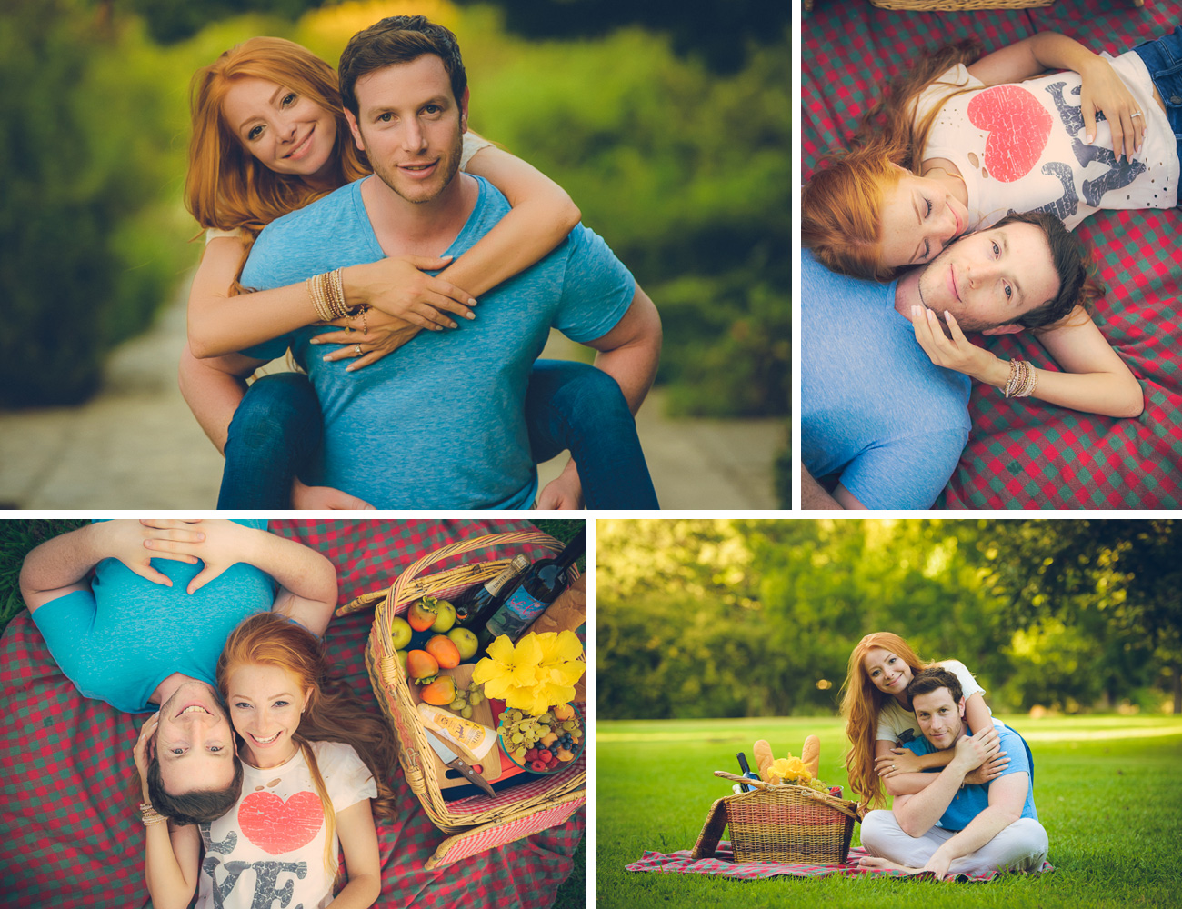 Picnic Engagement Session