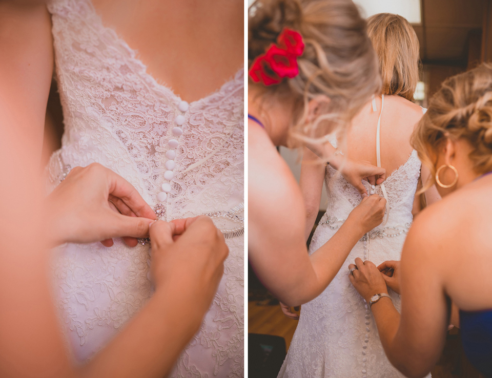 bride getting ready