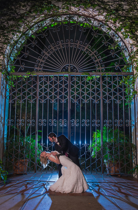 Bride and Groom - dip pose