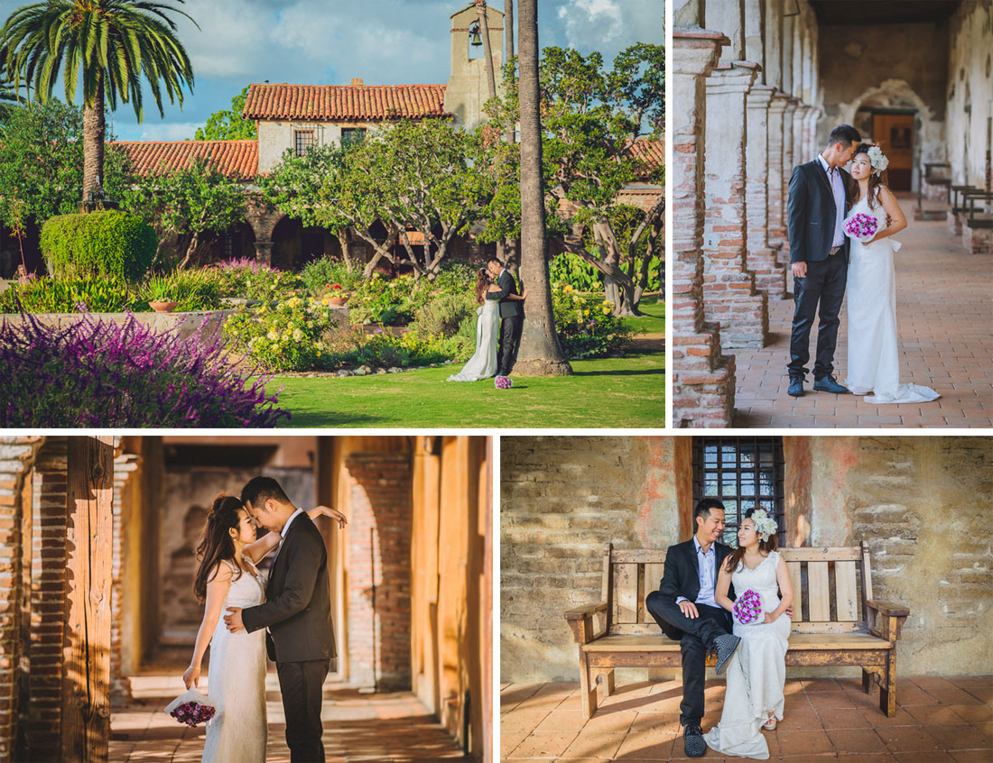 bridal session mission san juan capistrano