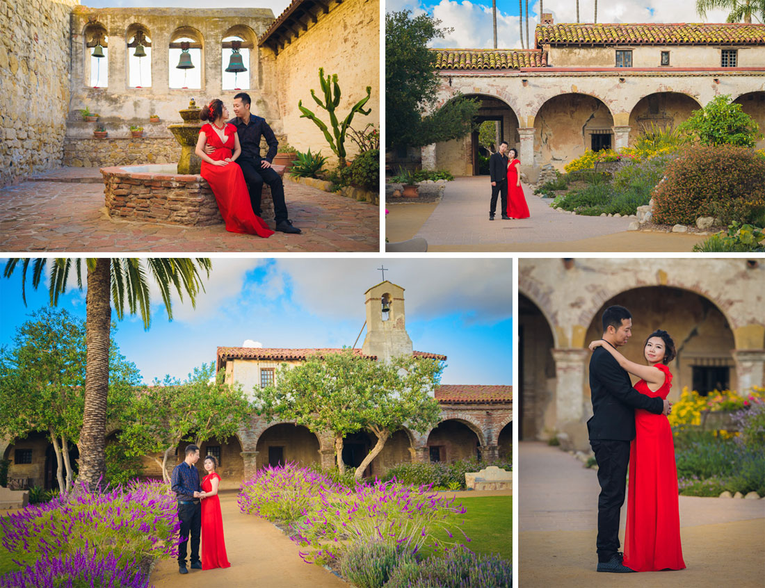 bridal session mission san juan capistrano