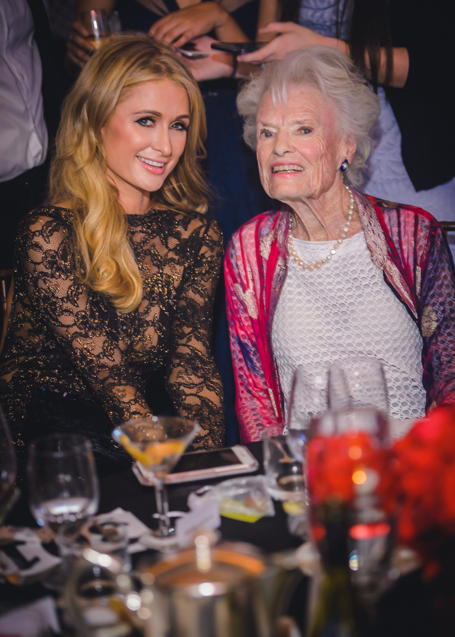 Eve Branson and Paris Hilton