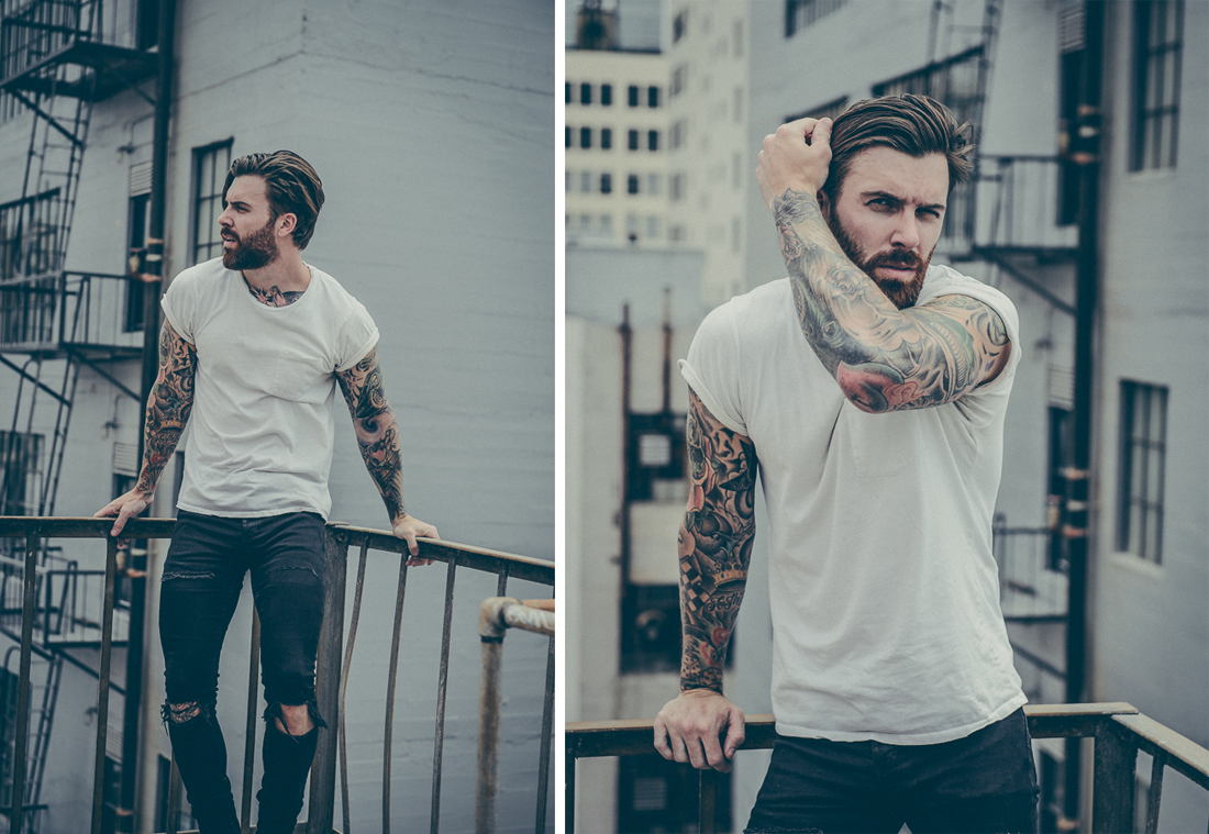 Bearded Model Levi Stocke Family Photographer Orange County